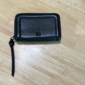 HOBO Black Clutch with Geometric Flap